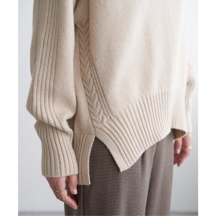 【雑誌InRed1月号掲載】サイドスリットニットプルオーバー【親子コーデ】 | ikka  | 詳細画像38 