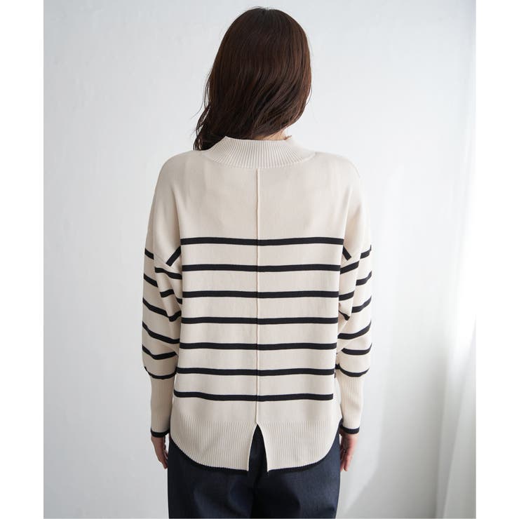 【雑誌InRed12月号掲載】コットンミックスバックスリットニット【親子コーデ】 | ikka  | 詳細画像27 