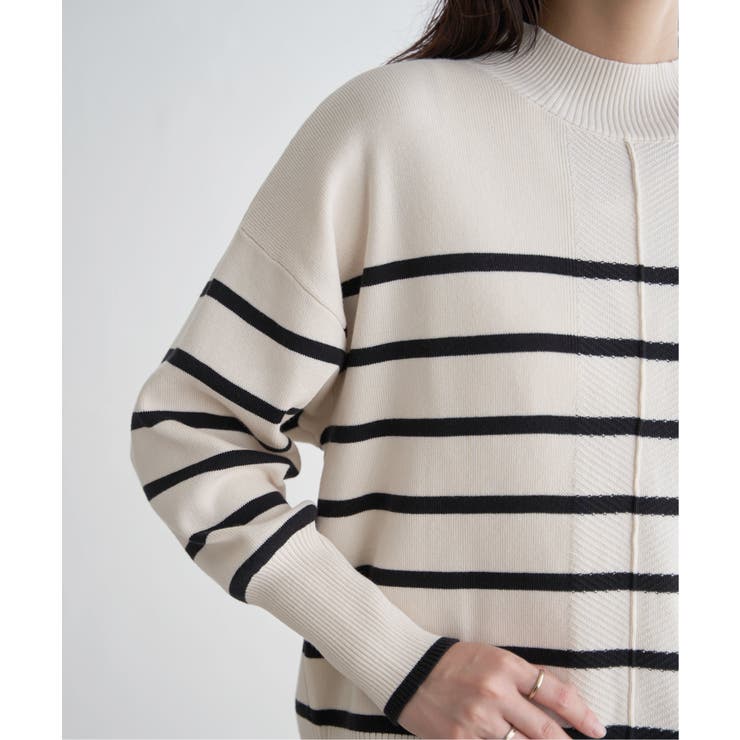 【雑誌InRed12月号掲載】コットンミックスバックスリットニット【親子コーデ】 | ikka  | 詳細画像30 