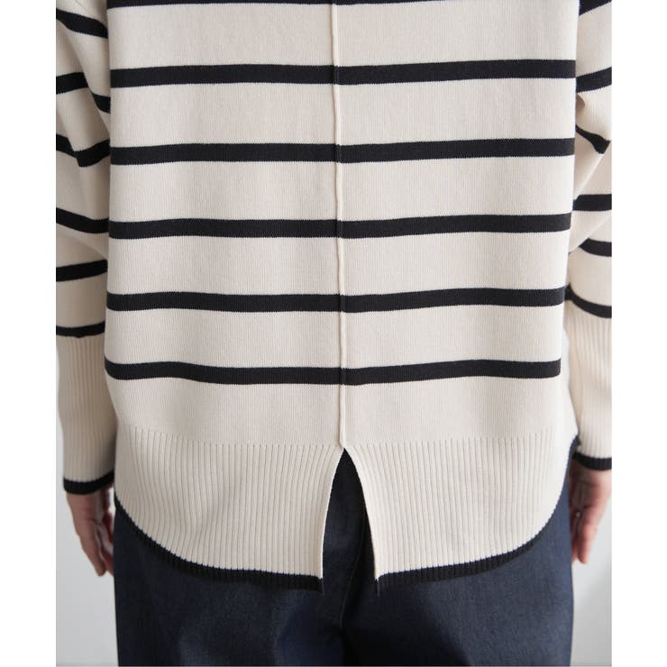 【雑誌InRed12月号掲載】コットンミックスバックスリットニット【親子コーデ】 | ikka  | 詳細画像31 