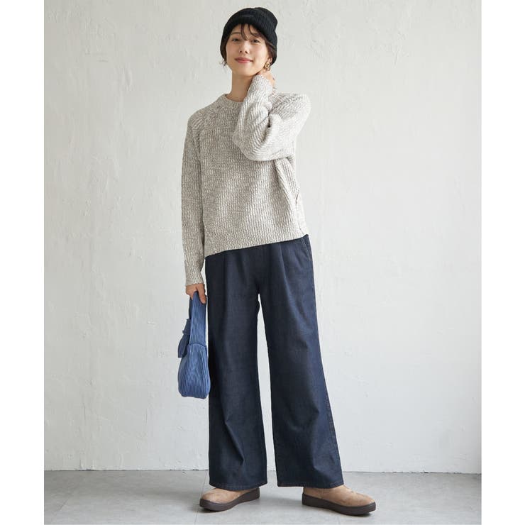 畦編みモールニットプルオーバー | ikka  | 詳細画像10 