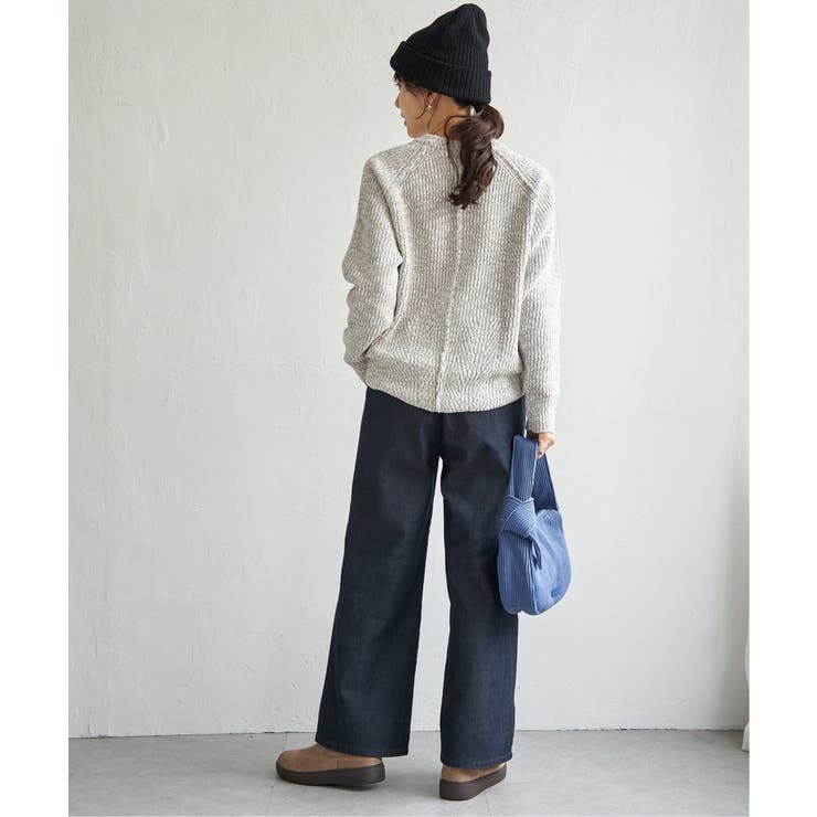 畦編みモールニットプルオーバー | ikka  | 詳細画像11 