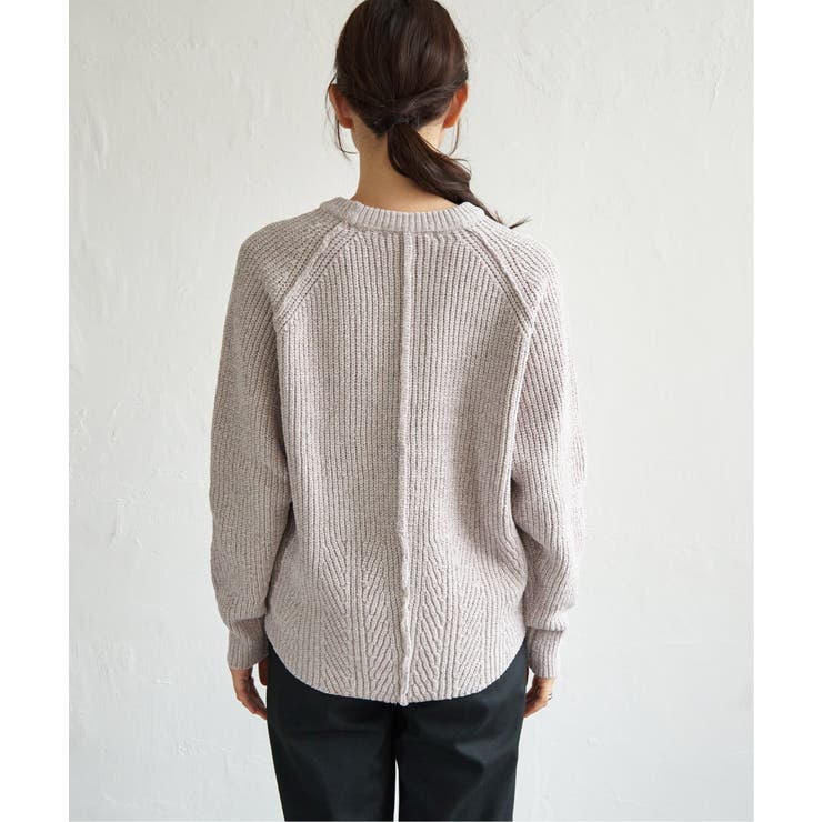 畦編みモールニットプルオーバー | ikka  | 詳細画像19 