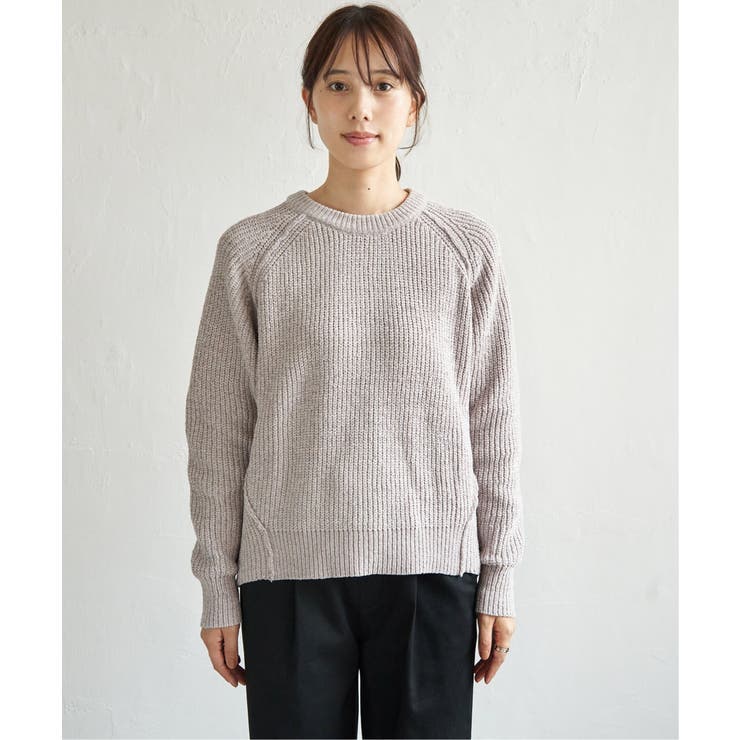 畦編みモールニットプルオーバー | ikka  | 詳細画像20 