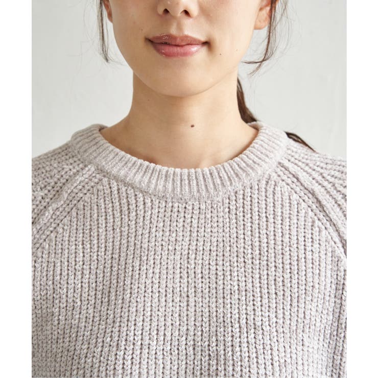 畦編みモールニットプルオーバー | ikka  | 詳細画像24 