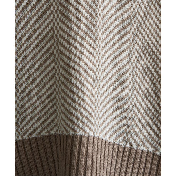 【お得だ値】ヘリンボン柄ニットプルオーバー | ikka  | 詳細画像31 