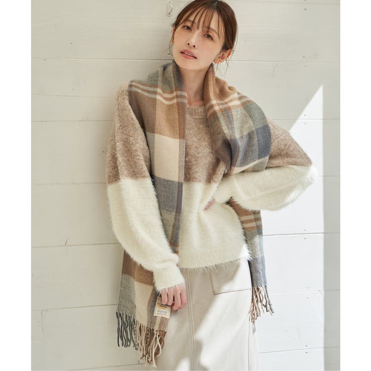 【雑誌InRed1月号掲載】ブークレーフェザー切り替えニットプルオーバー | ikka  | 詳細画像6 