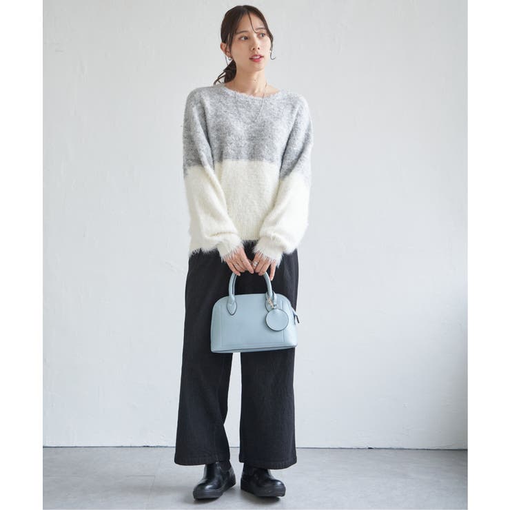 【雑誌InRed1月号掲載】ブークレーフェザー切り替えニットプルオーバー | ikka  | 詳細画像18 