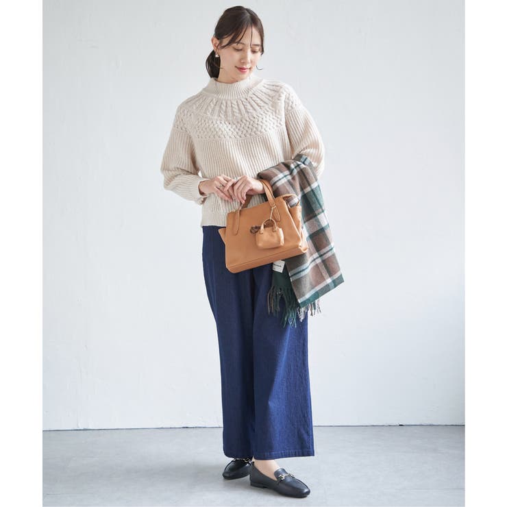 求心編みニットプルオーバー | ikka  | 詳細画像5 