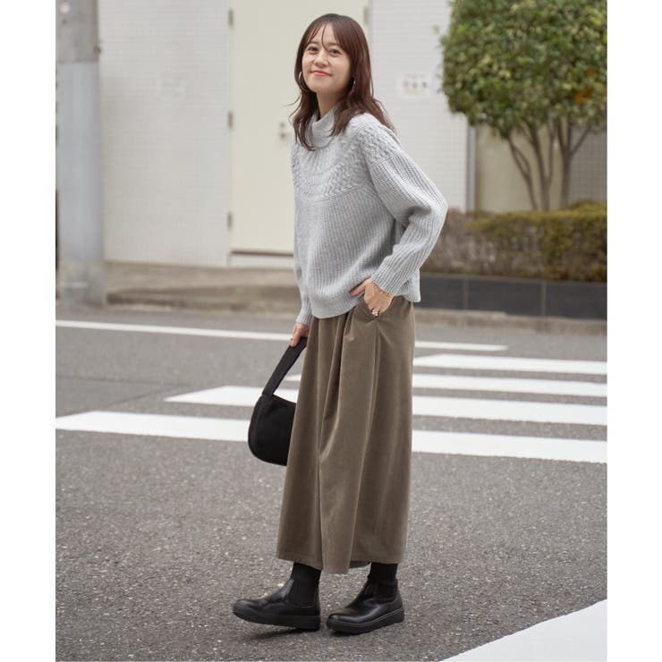 求心編みニットプルオーバー | ikka  | 詳細画像12 