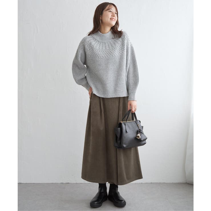 求心編みニットプルオーバー | ikka  | 詳細画像15 