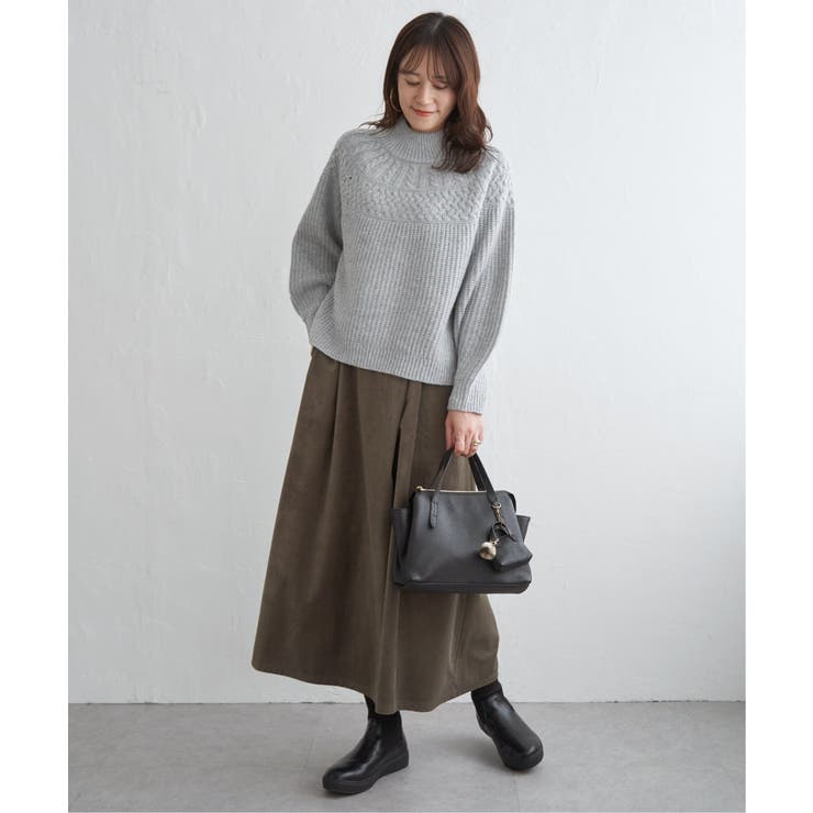 求心編みニットプルオーバー | ikka  | 詳細画像16 