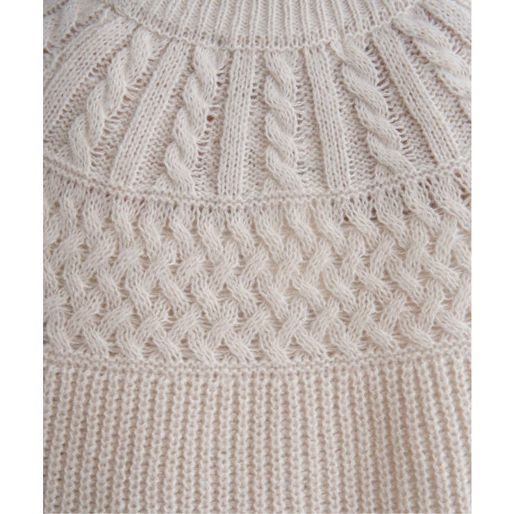 求心編みニットプルオーバー | ikka  | 詳細画像36 