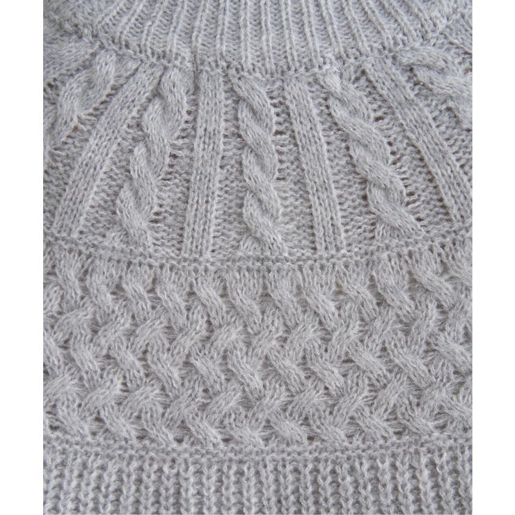 求心編みニットプルオーバー | ikka  | 詳細画像37 