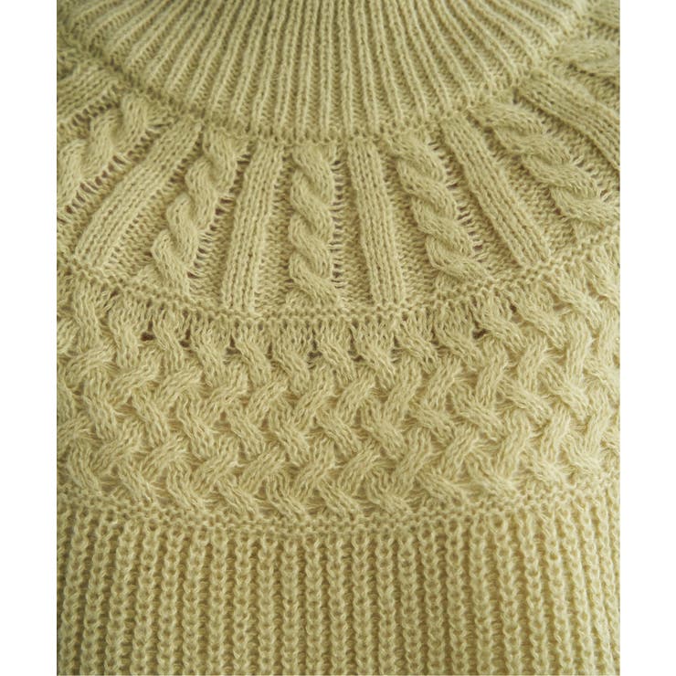 求心編みニットプルオーバー | ikka  | 詳細画像38 