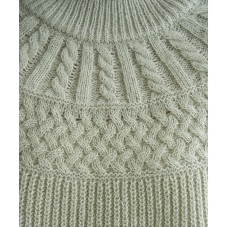 求心編みニットプルオーバー | ikka  | 詳細画像39 