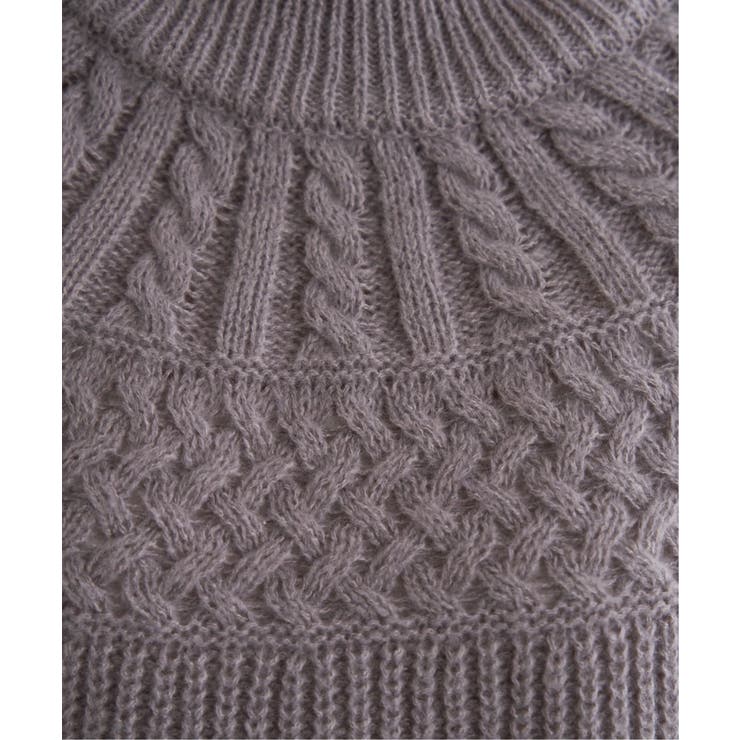 求心編みニットプルオーバー | ikka  | 詳細画像40 