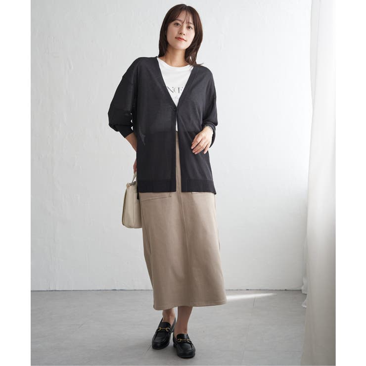 洗える針抜きカーディガン | ikka  | 詳細画像7 