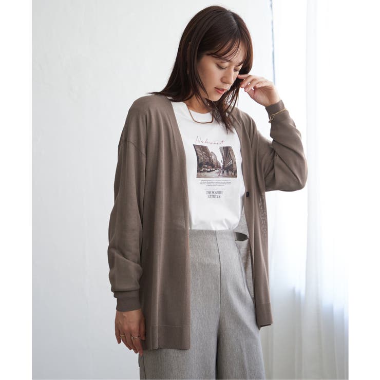 洗える針抜きカーディガン | ikka  | 詳細画像10 