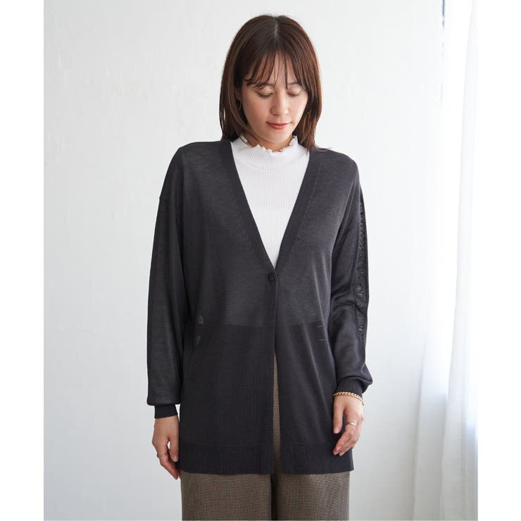 洗える針抜きカーディガン | ikka  | 詳細画像15 