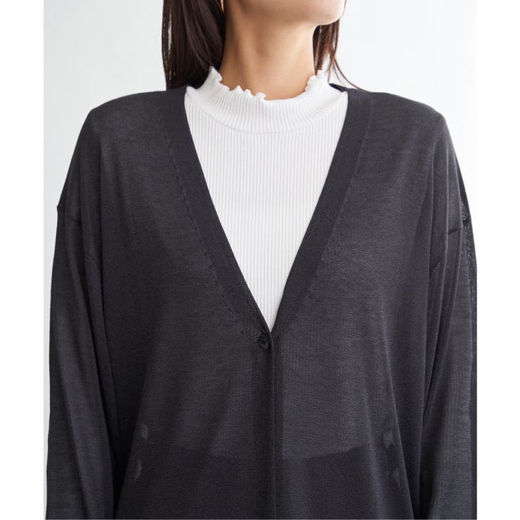 洗える針抜きカーディガン | ikka  | 詳細画像16 