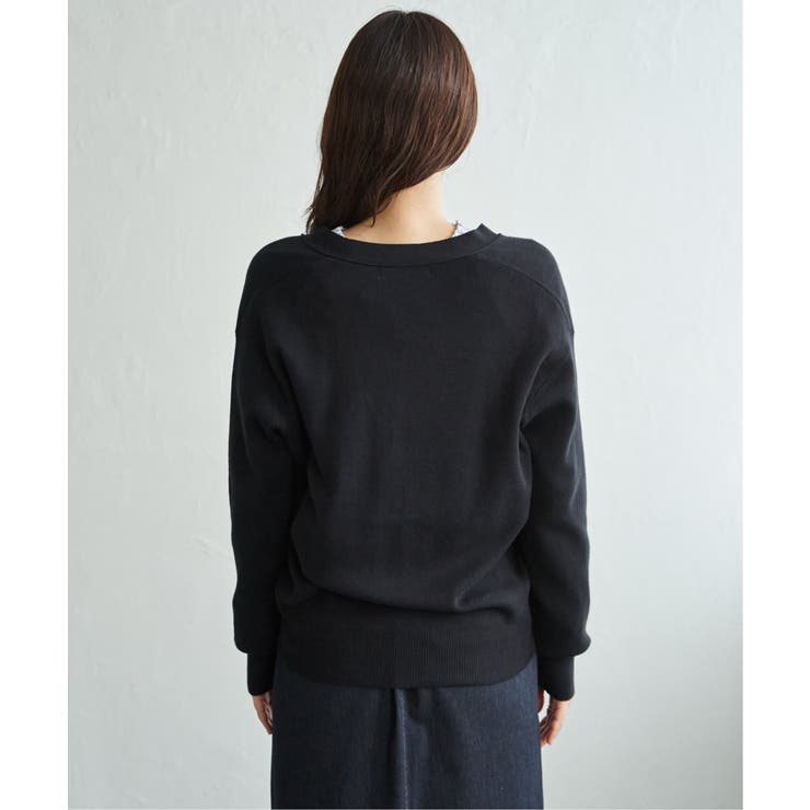 【UVケア／毛玉防止】コットンMIXニットカーディガン | ikka  | 詳細画像22 