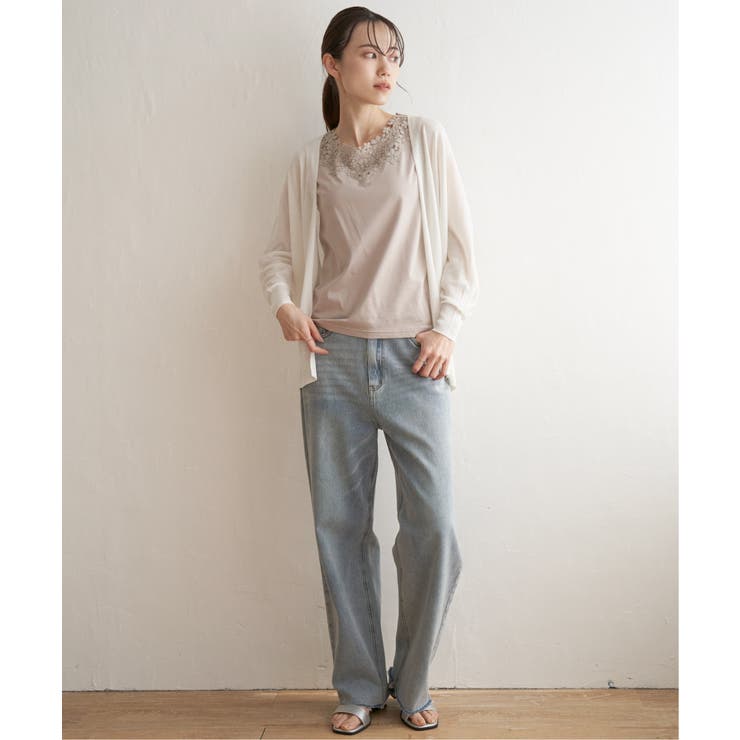 冷感ドルマントッパーカーディガン  | ikka  | 詳細画像9