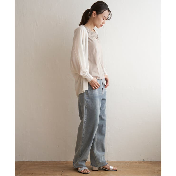 冷感ドルマントッパーカーディガン  | ikka  | 詳細画像10