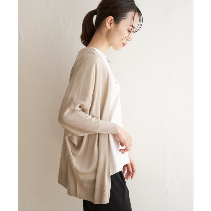 冷感ドルマントッパーカーディガン  | ikka  | 詳細画像17