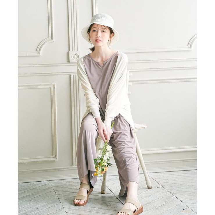 冷感ドルマントッパーカーディガン  | ikka  | 詳細画像4