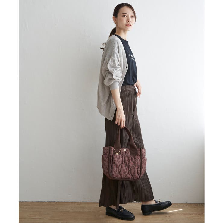 Vネックラメニットカーディガン | ikka  | 詳細画像9 