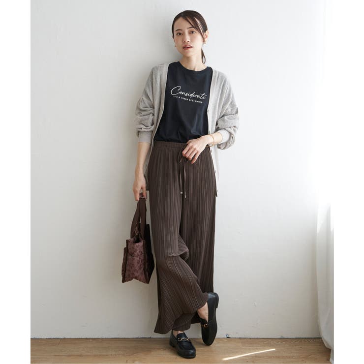 Vネックラメニットカーディガン | ikka  | 詳細画像10 