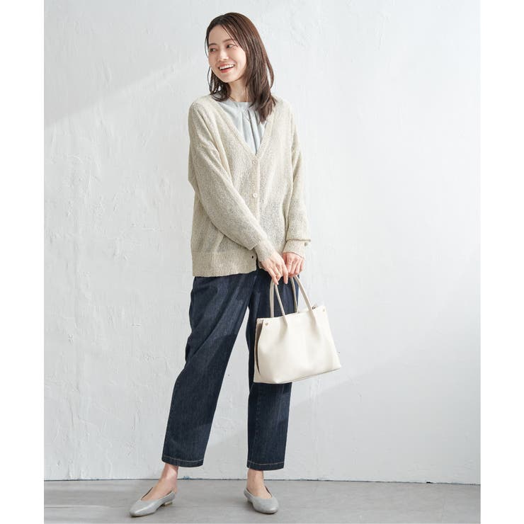 ブークレーＶネックカーディガン | ikka  | 詳細画像5 