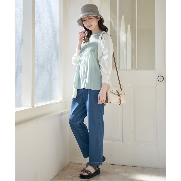 洗えるさらっとVネックカーディガン | ikka  | 詳細画像6 