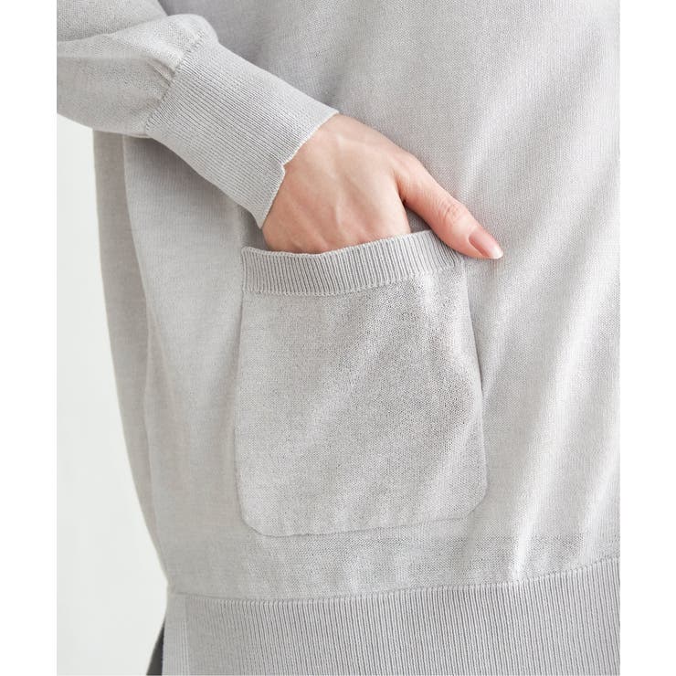 洗えるさらっとVネックカーディガン | ikka  | 詳細画像27 