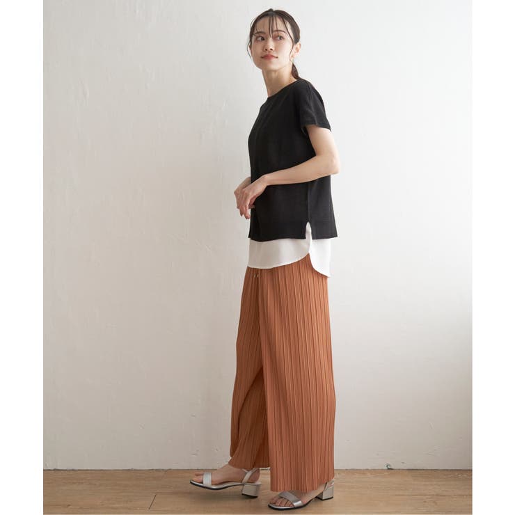 ハニカム柄ニットアンサンブル | ikka  | 詳細画像5 