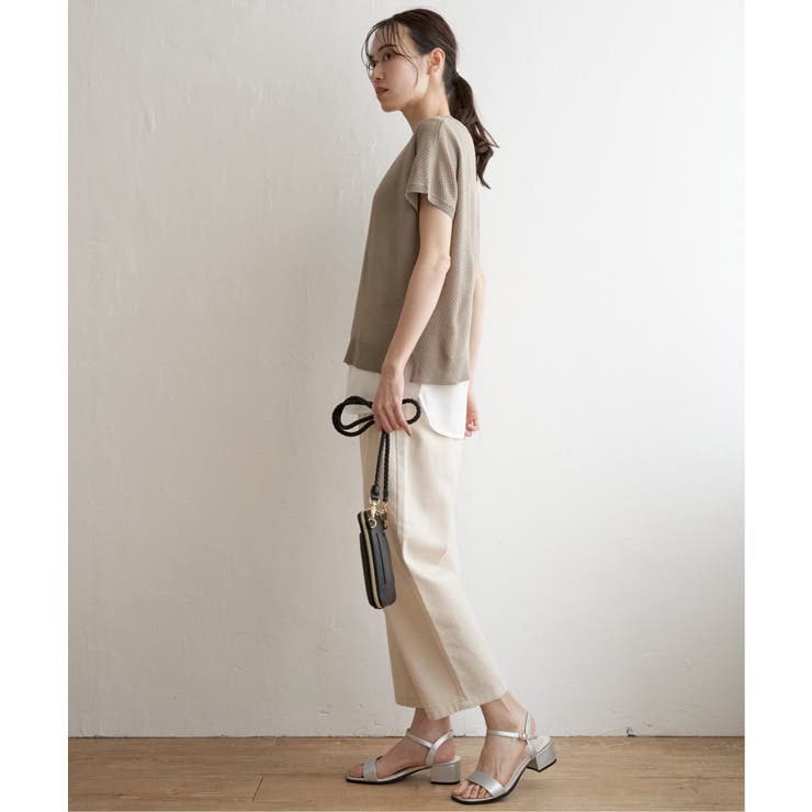 ハニカム柄ニットアンサンブル | ikka  | 詳細画像6 