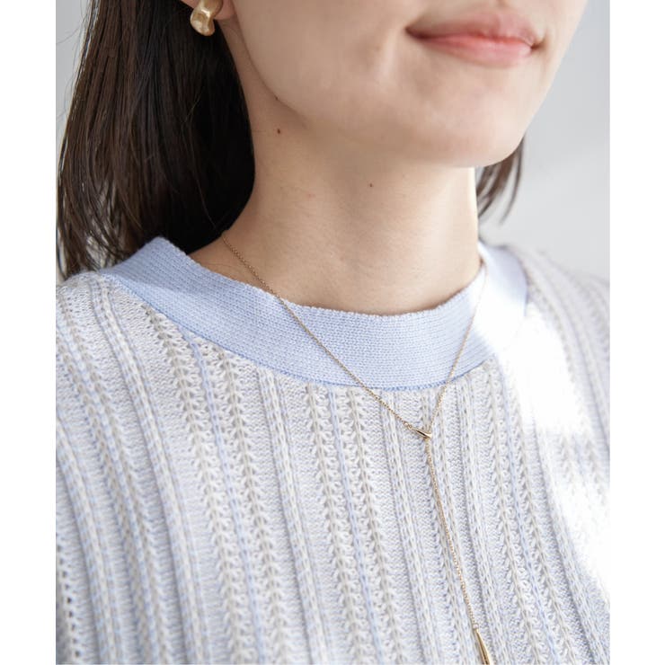 サイドボタンニットベストアンサンブル | ikka  | 詳細画像29 