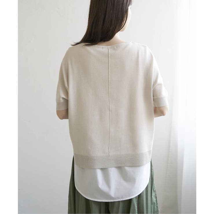 【2点セット】ドルマン裾ラメニットアンサンブル | ikka  | 詳細画像20 