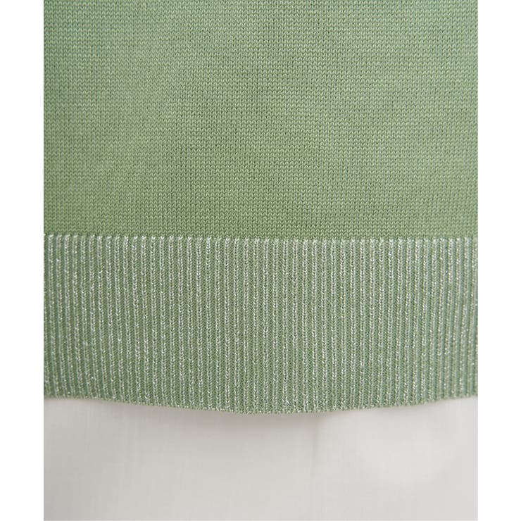 【2点セット】ドルマン裾ラメニットアンサンブル | ikka  | 詳細画像28 