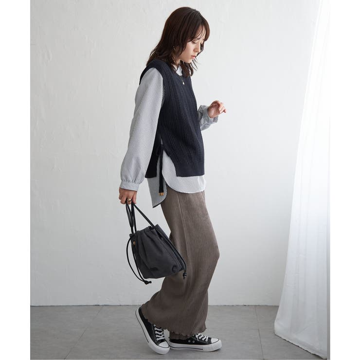 【雑誌InRed11月号掲載】ニットベストブラウスセット  | ikka  | 詳細画像20 