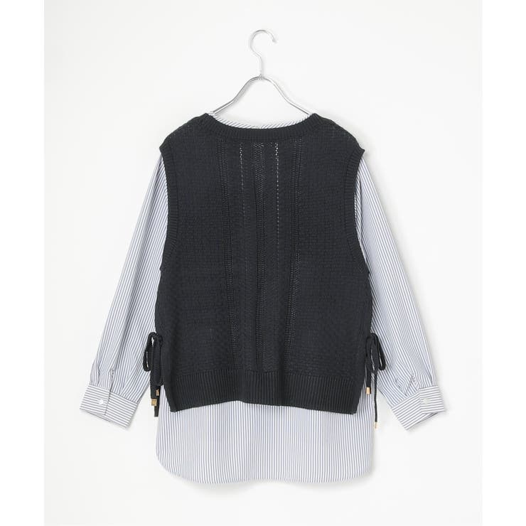 【2点セット】ニットベストブラウスセット | ikka  | 詳細画像25 