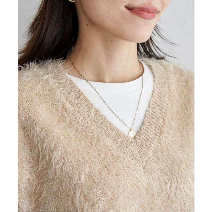 フェザーVネックベスト | ikka  | 詳細画像11 