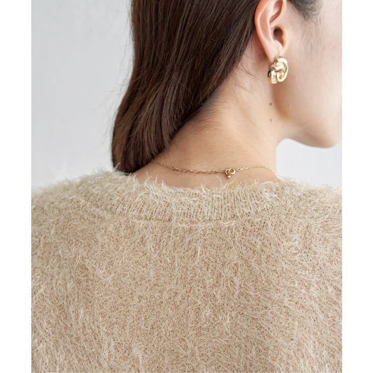 フェザーVネックベスト | ikka  | 詳細画像13 