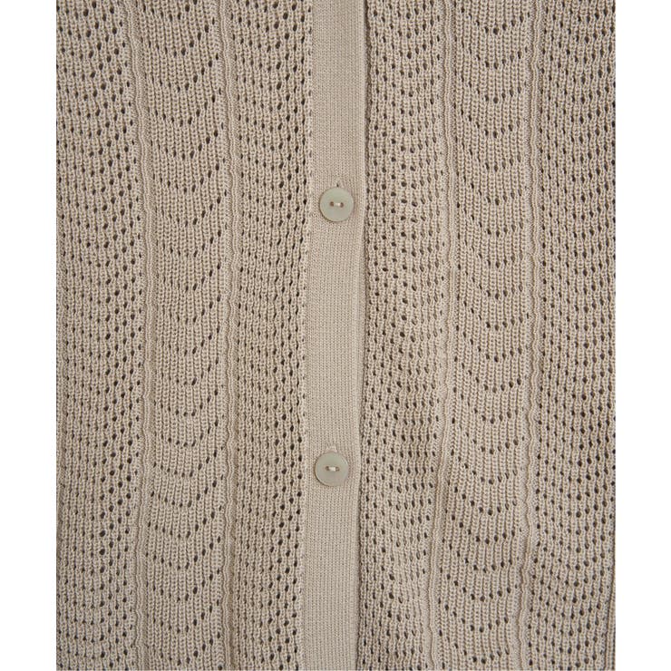 綿混サイドリボンニットベスト | ikka  | 詳細画像24 