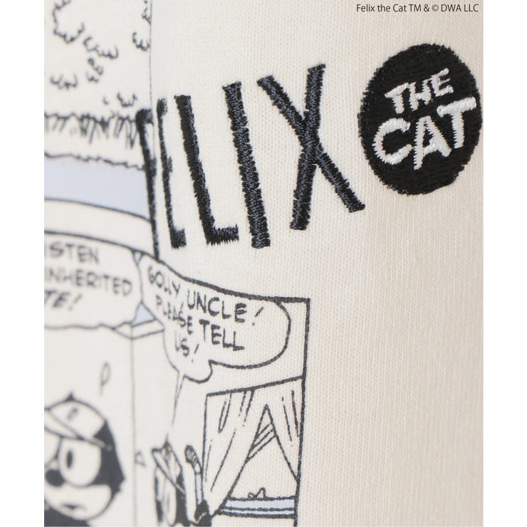 【WEB限定】『FELIX THE CAT 』 RIB付き長袖TシャツＣＦＷ | ikka  | 詳細画像9 