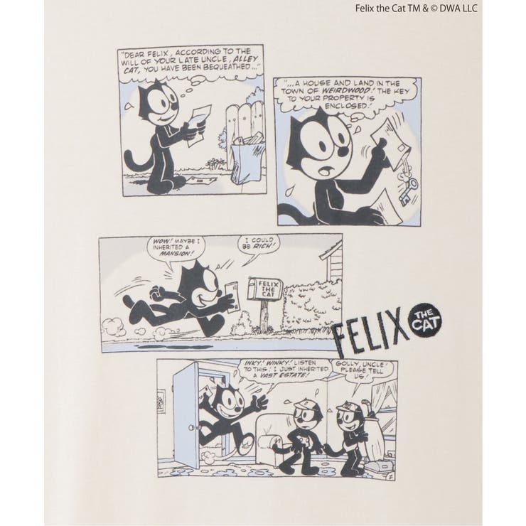 【WEB限定】『FELIX THE CAT 』 RIB付き長袖TシャツＣＦＷ | ikka  | 詳細画像10 