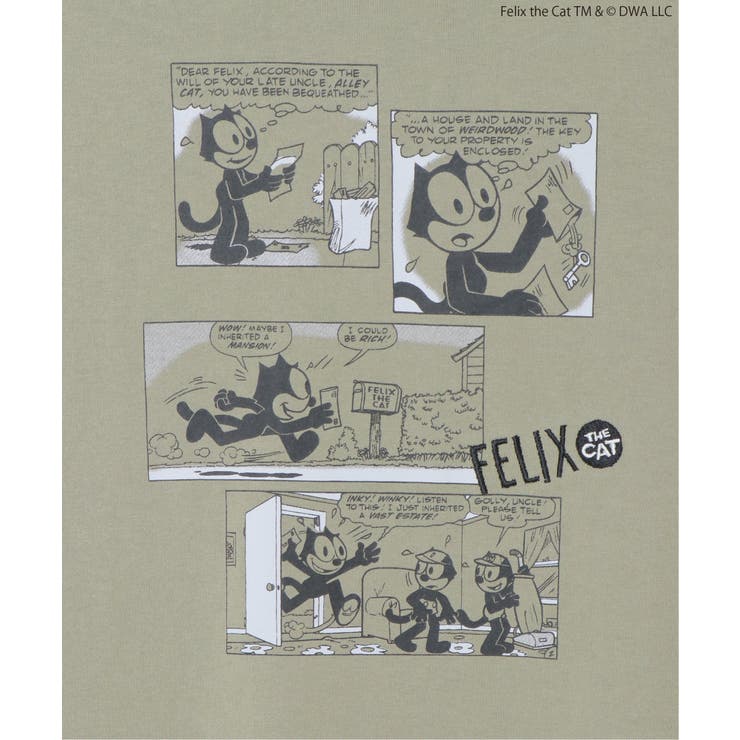 【WEB限定】『FELIX THE CAT 』 RIB付き長袖TシャツＣＦＷ | ikka  | 詳細画像11 
