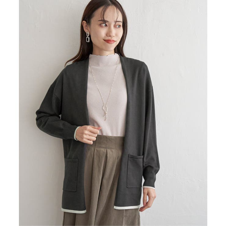 前後2WAY三角テレコプルオーバー | ikka  | 詳細画像14 