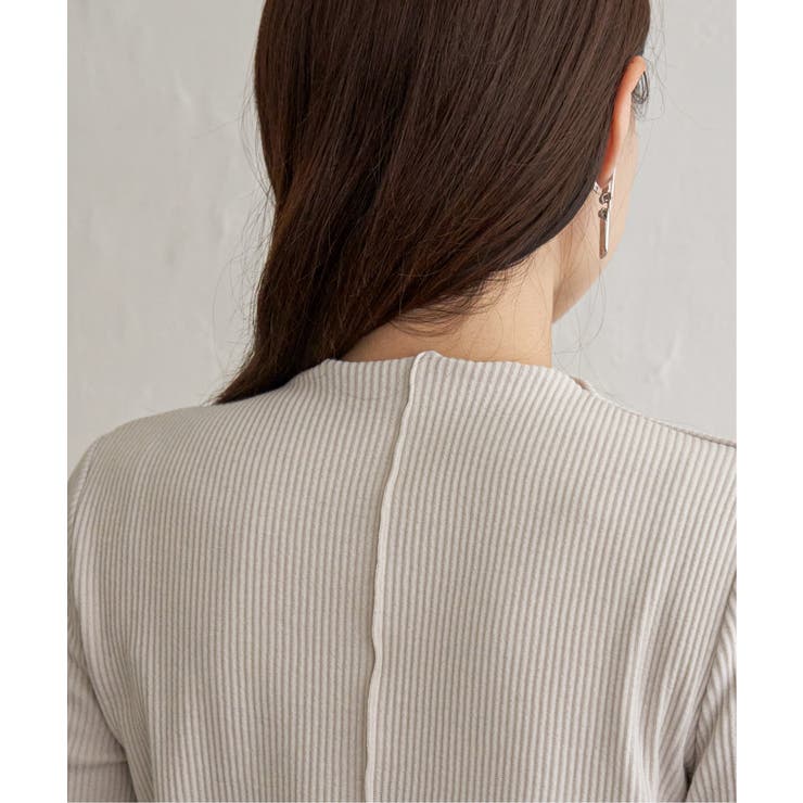 前後2WAY三角テレコプルオーバー | ikka  | 詳細画像31 